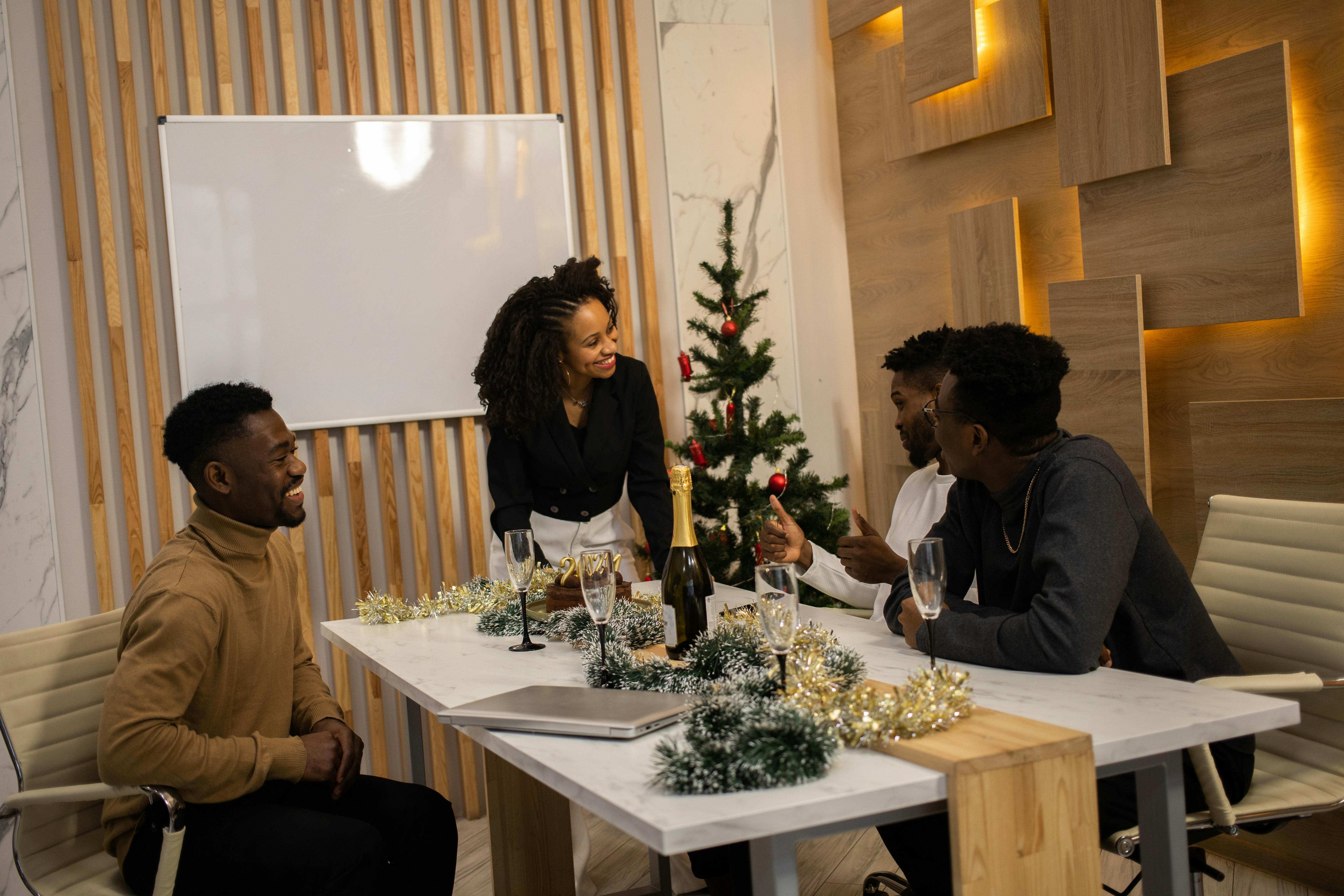 A group of women in a discussion